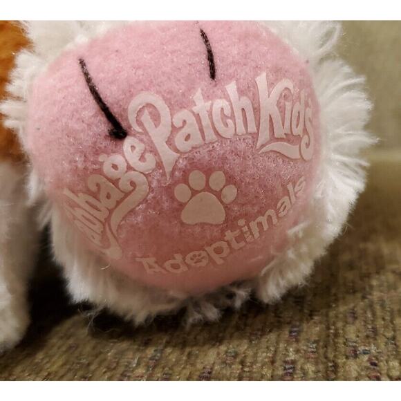 2015 Orange White Cabbage Patch Kids Adoptimals Cat Green Eyes No Paper Tag - Picture 7 of 12